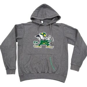 Notre Dame Fighting Irish Gray Hoodie Mens Small (Preloved)